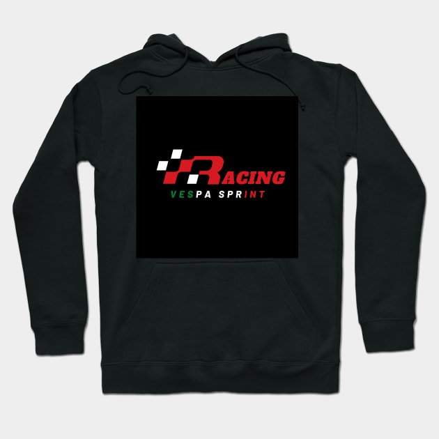 Racing Vespa Sprint Hoodie by Alsprey31_designmarket